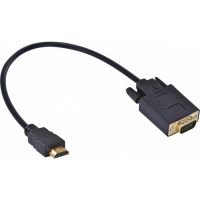 Cabo Conversor HDMI Macho x VGA Macho 30cm Vinik