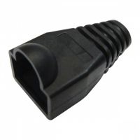 Capa p/ Conector RJ-45 Macho Preta