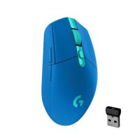 Mouse USB s/ Fio Logitech GAmer G305 Light Speed Azul/Verde