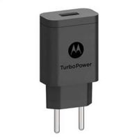 Carregador USB Motorola Preto Turbo 3A Original s/ Cabo