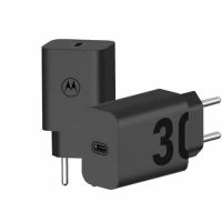 Carregador USB-C Motorola Preto Turbo 5V 3A Preto s/ Cabo