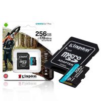 Carto de Memria Micro-SDXC U3 GO PLUS 256GB c/ Adaptador p/ SD Card Kingston Classe 10