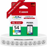 Cartucho Canon E201/E3101/E3110/E3111/E3310/E401/E461 Color (54xl) 12,6Ml