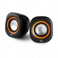Caixas de Som Maxprint Sound Bar 2.0 Preta/Laranja 3w RMS