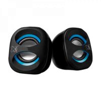 Caixas de Som Maxprint Sound Mix Preta/Azul 3W RMS
