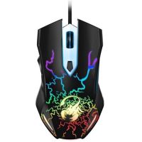 Mouse USB Genius Gamer Scorpion Spear Preto c/ Led RGB
