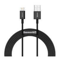 Cabo USB para Iphone Ligthning Baseus 2.0m 2.4A Preto Baseus