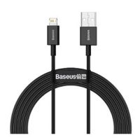 Cabo USB para Iphone Lightning Baseus 2,0M 2.4A Preto