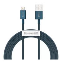 Cabo USB para Iphone Lightning Baseus 2.0 2.4A Azul Baseus