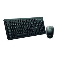 Kit Teclado e Mouse Oex Combo Pop+ Preto (Teclas Redondas)
