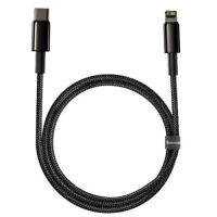 Cabo USB-C para Iphone Lightning Tungesten Gold 20w Baseus 1.0m Preto