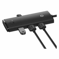 Hub USB 4 Portas 3.0 Preto 25cm Airjoy Baseus