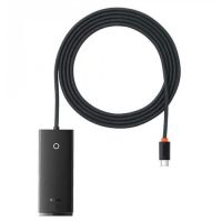 Hub USB-C 4 Portas 3.0 Preto 2.0m Lite Series Baseus