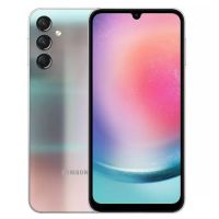 Telefone Celular Smartphone Samsung Galaxy A24 Dual Chip 128Gb Prata Tela 6.5