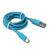 Cabo USB Macho X Micro USB 1,0m Azul C3 Tech