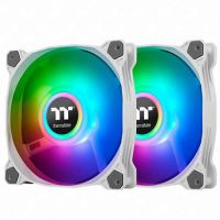 Cooler Fan 120x120x25 12V Bramcp c/ Led RGB+ Controle (Kit c/ 2 coolers) Thermaltake