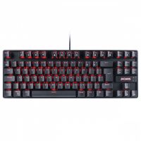 Teclado USB Pcyes Gamer Mecnico Neron Preto (Switch Brown) c/ Led