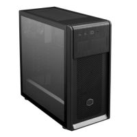 Gabinete M-ATX Coolermaster Masterbox Elite 500 Preto c/ Lateral de Vidro