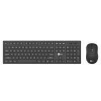 Kit Teclado e Mouse Sem Fio Lecoo KW201 Preto