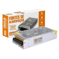 Fonte 12v 15A Chaveada 110/220VAC FC (Colméia)