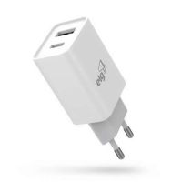Carregador USB Elg c/ 1USB x 1 USB-C 5v 2.1A s/ Cabo