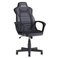 Cadeira Pcyes Gamer Mad Racer STI Turbo Black Vulcan c/ Reg. Altura Giratria Preta