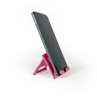 Suporte de Mesa Universal p/ Celular Flip Rosa Reliza