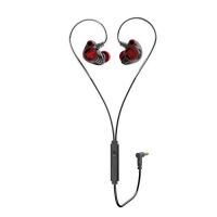 Fone de Ouvido HP DHE-7002 Preto/Vermelho c/ Microfone