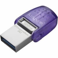 Pen Drive 128Gb Kingston Datatraveler Micro Duo USBXUSB-C 3.2 Roxo