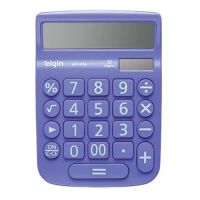 Calculadora de Mesa Elgin MV 4134 12 Digitos Roxo