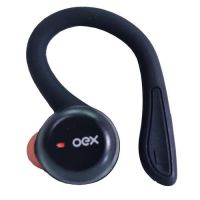 Fone de Ouvido Oex Flex Bluetooth s/ Fio c/ Microfone Preto