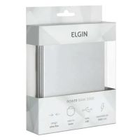 Bateria Portátil USB Power Bank 2000Mah Prata Elgin