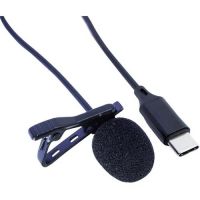 Microfone Lapela Preto Storm (USB-C)
