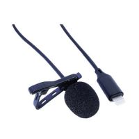 Microfone Lapela Preto Storm (Lightning)