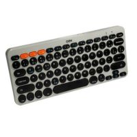 Teclado USB Oex Retr Plus Bluetooth Cinza/Preto