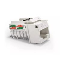 Conector RJ 45 Femea CAT5E T568A/B Sohoplus ( Keystone)