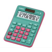 Calculadora de Mesa Casio MX-12B-GNRD Verde/Rosa