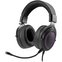 Headset Coolermaster Gamer CH331 Preto c/ Microfone c/ Led (USB)