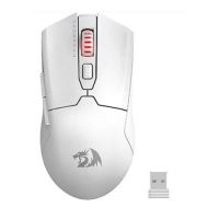 Mouse USB S/ Fio Redragon Gamer Fyzu Pro Branco c/ Led