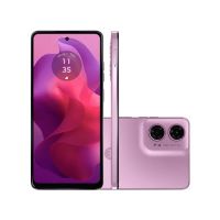 Telefone Celular Smartphone Motorola XT2423-6 Moto G24 Dual Chip 128Gb Rosa Tela 6.6