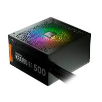 Fonte ATX 500w Gamdias Kratos E1 s/ Cabo Força c/ Led RGB