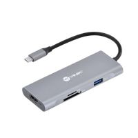 Hub USB-C 3 Portas 3.0 + Leitor de Carto TF e SD + HDMI Vinik