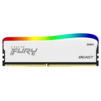 Memria Ram 16Gb DDR4 3200Mhz Kignston Fury Beast White c/ Led RGB