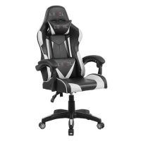 Cadeira Level LV-C01DN Gamer c/ Reg. Altura Preta/Branca