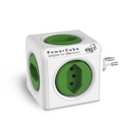 Filtro de Linha 4 Tomadas Power Cube Verde ELG