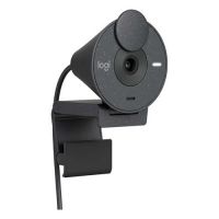 Webcam Logitech Brio 300 1080p c/ Microfone Preta (USB-C)