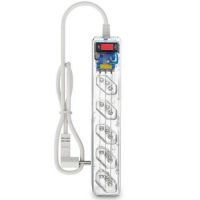Filtro de Linha 5 Tomadas Iclamper Transparente c/ DPS