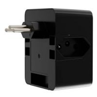 Filtro de Linha 3 Tomadas Iclamper Preto c/ DPS