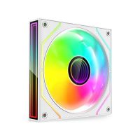 Cooler Fan 120x120x25 12V Branco C3 Tech c/ Led RGB