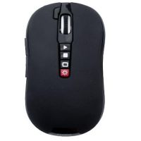 Mouse e Apresentador Multimidia USB s/ Fio Pointer Preto Oex